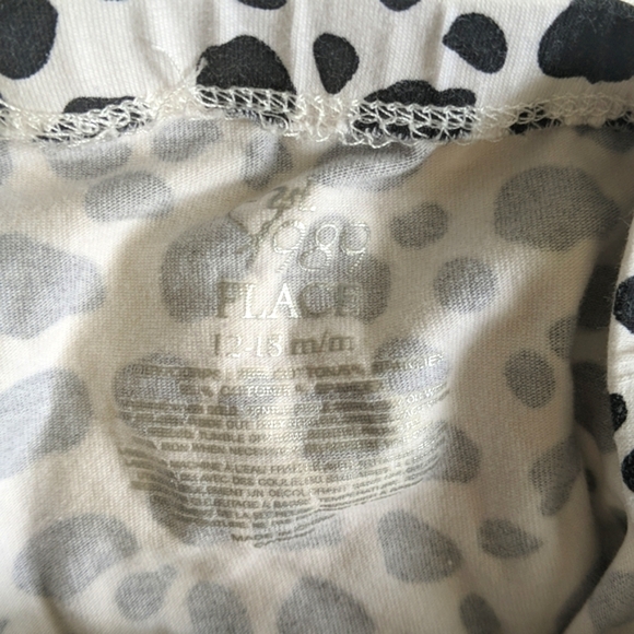 children's place black & white matching outfit set 18 months baby girl - Picture 7 of 7